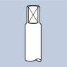 Queue de serrage cylindrique avec carré