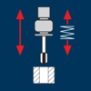 Taraudage avec compensation ou Rigid Tapping pour trous borgnes, avec goujure droite