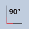 Forma dello spigolo dei taglienti - 90°