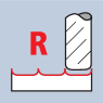 Tool technologies - Corner radius end mill with special edge conditioning for roughing