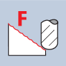 Technologie des outils - Fraise à bout hémisphérique avec conditionnement spécial des arêtes pour la finition