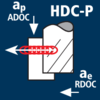 Roughing HDC-P (partial cut)