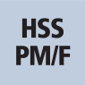 Matières de coupe - HSS PM/F