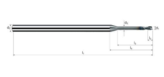 Zylindrische Fräser Microcut Produktbild front L