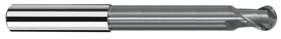 Ball nose end mills SpheroX product photo back L