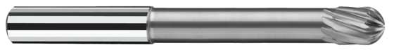 Ball nose end mills SpheroX product photo back L