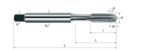 Gewindebohrer Produktbild front L