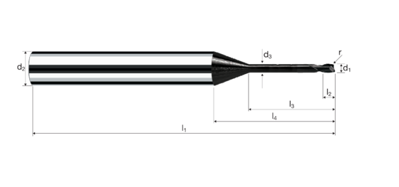 Eckradiusfräser MicroX Produktbild front L