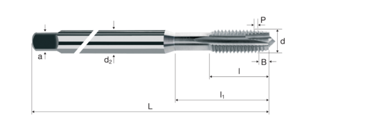 Gewindebohrer Produktbild front L