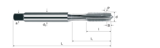 Gewindebohrer u-tap Produktbild front L