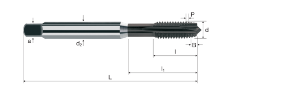 Gewindebohrer titap Produktbild front L