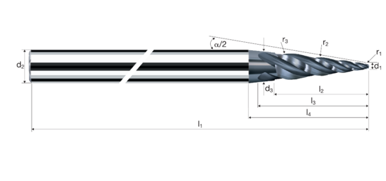 Kreisbogenfräser ArCutX Produktbild front L