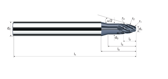 Kreisbogenfräser ArCutX Produktbild front L