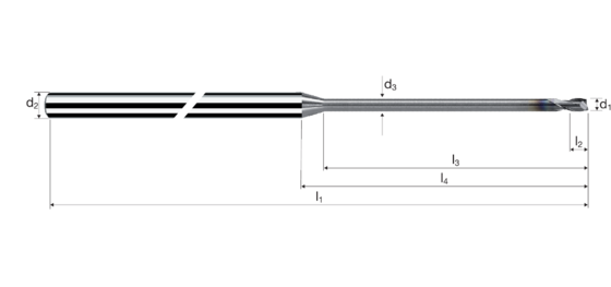 Zylindrische Fräser Microcut Produktbild front L