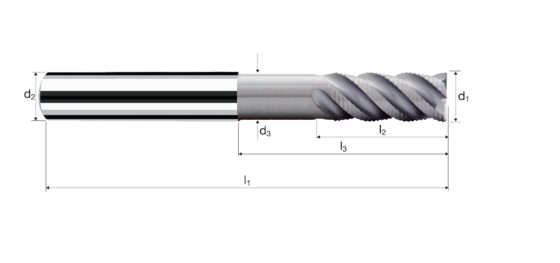 Cylindrical/Square end mills NX product photo front L