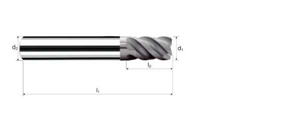 Cylindrical/Square end mills NX product photo front L