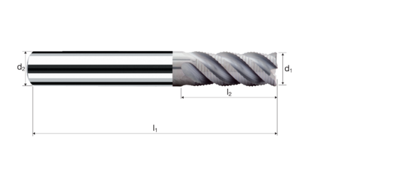 Cylindrical/Square end mills NX product photo front L