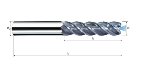 Cylindrical/Square end mills MFC product photo front L