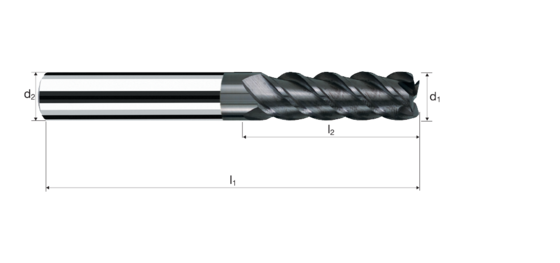 Cylindrical/Square end mills GX product photo front L