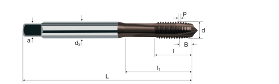 Gewindebohrer Produktbild front L