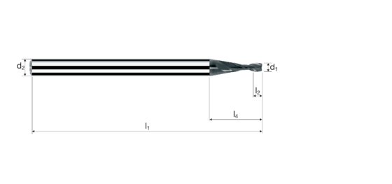 Zylindrische Fräser Produktbild front L