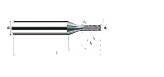 Eckradiusfräser ZX Produktbild front L