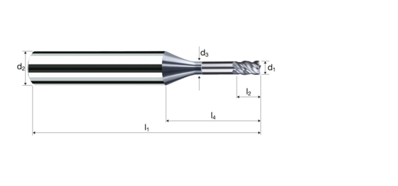 Zylindrische Fräser NX Produktbild front L