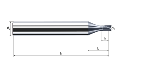 Zylindrische Fräser Microcut Produktbild front L