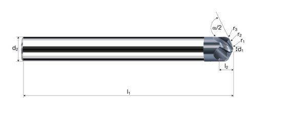 Kreisbogenfräser ArCutX Produktbild front L