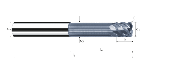 Eckradiusfräser Multispeed Produktbild front L