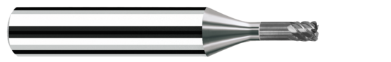 Corner radius end mills XSpeed product photo back L