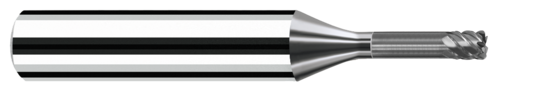 Corner radius end mills XSpeed product photo back L