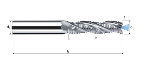 Frese cilindriche AX-FPS Immagine del prodotto front L