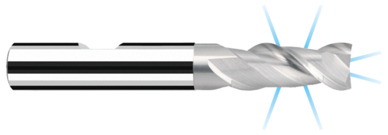 Cylindrical/Square end mills AX product photo back L