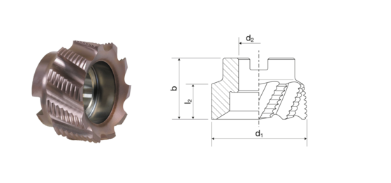 Walzenstirnfräser Produktbild front L