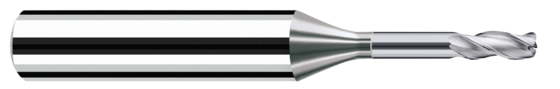 Corner radius end mills E-Cut Alu product photo back L