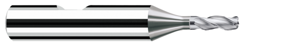 Corner radius end mills E-Cut Alu product photo back L