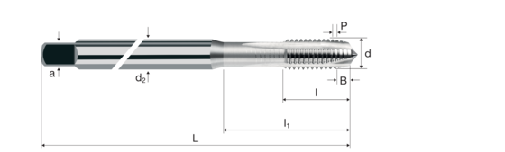 Gewindebohrer Produktbild front L