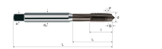 Gewindebohrer Produktbild front L