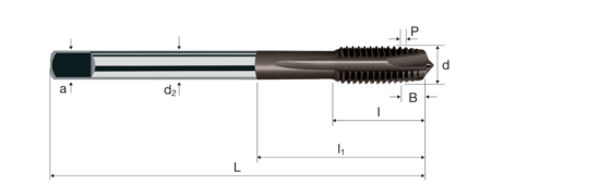 Gewindebohrer Produktbild front L