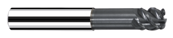 Corner radius end mills   HX-RH product photo back L