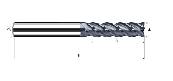 Zylindrische Fräser Produktbild front L