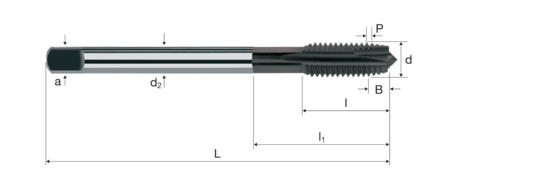 Gewindebohrer Inotap Produktbild front L