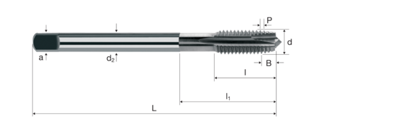 Gewindebohrer Produktbild front L