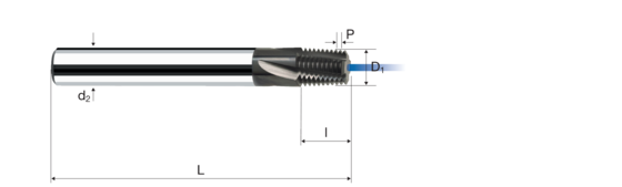 Thread milling cutters product photo front L