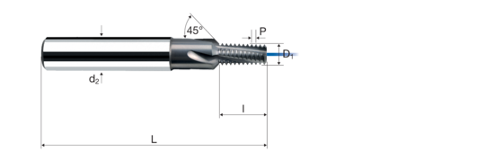 Gewindefräser Produktbild front L