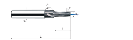 Gewindefräser Produktbild front L