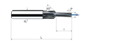 Gewindefräser Produktbild front L